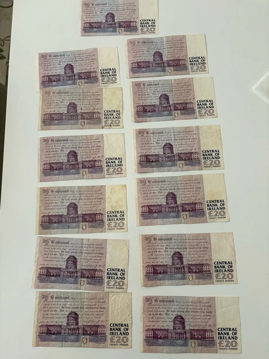 20 pound notes in good condition  30 euro each - Image 2
