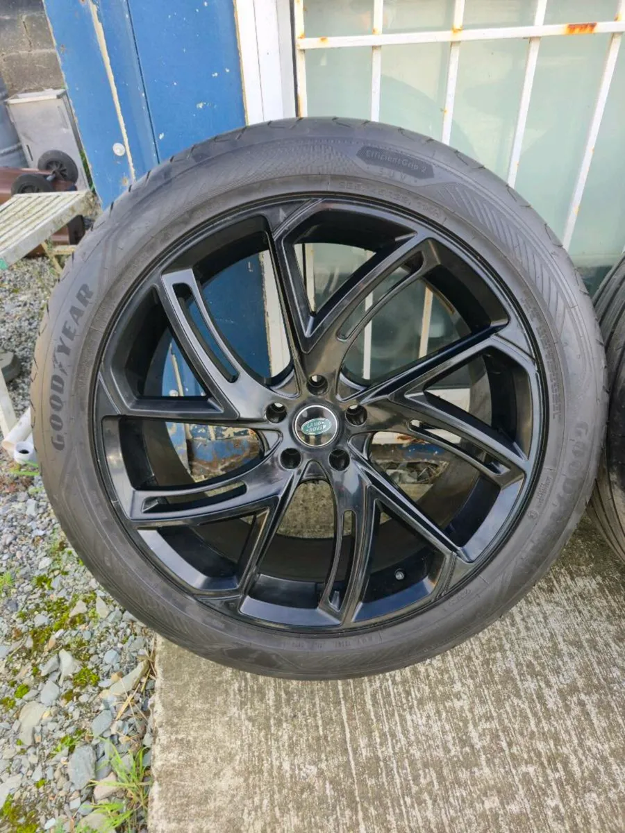 22" Black RangeRover, Defender, Discovery Alloys - Image 4