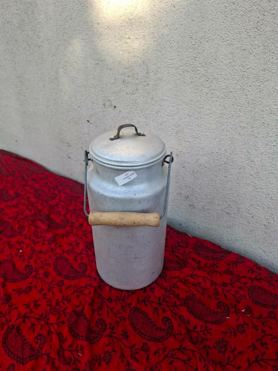 Small vintage milk churn