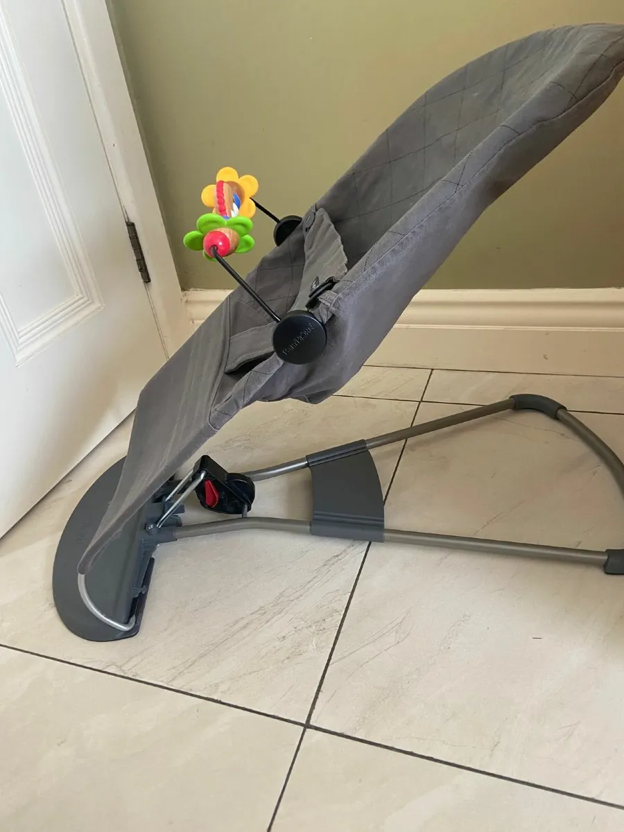 Baby Bjorn bouncer and googly eye toy bar - Image 2