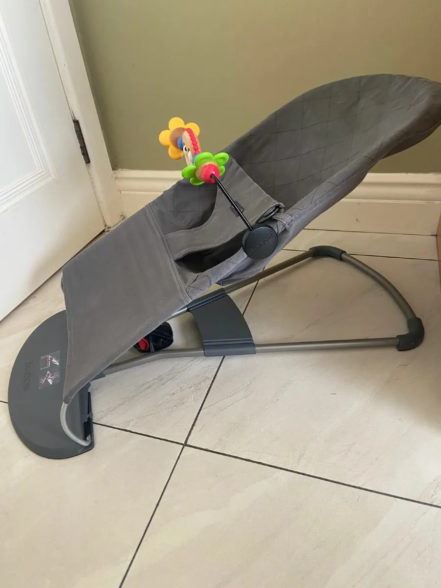 Baby Bjorn bouncer and googly eye toy bar - Image 3