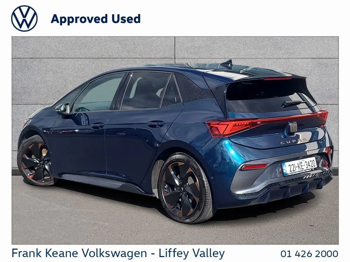Cupra Born 58kwh 204BHP  aurora Blue one Owner Fr - Image 3