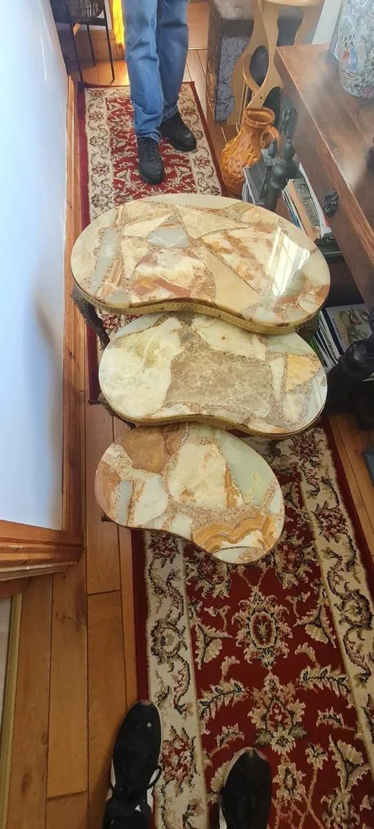 3 marble nest table - Image 3