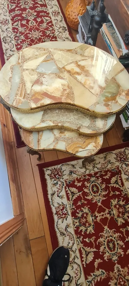 3 marble nest table - Image 4