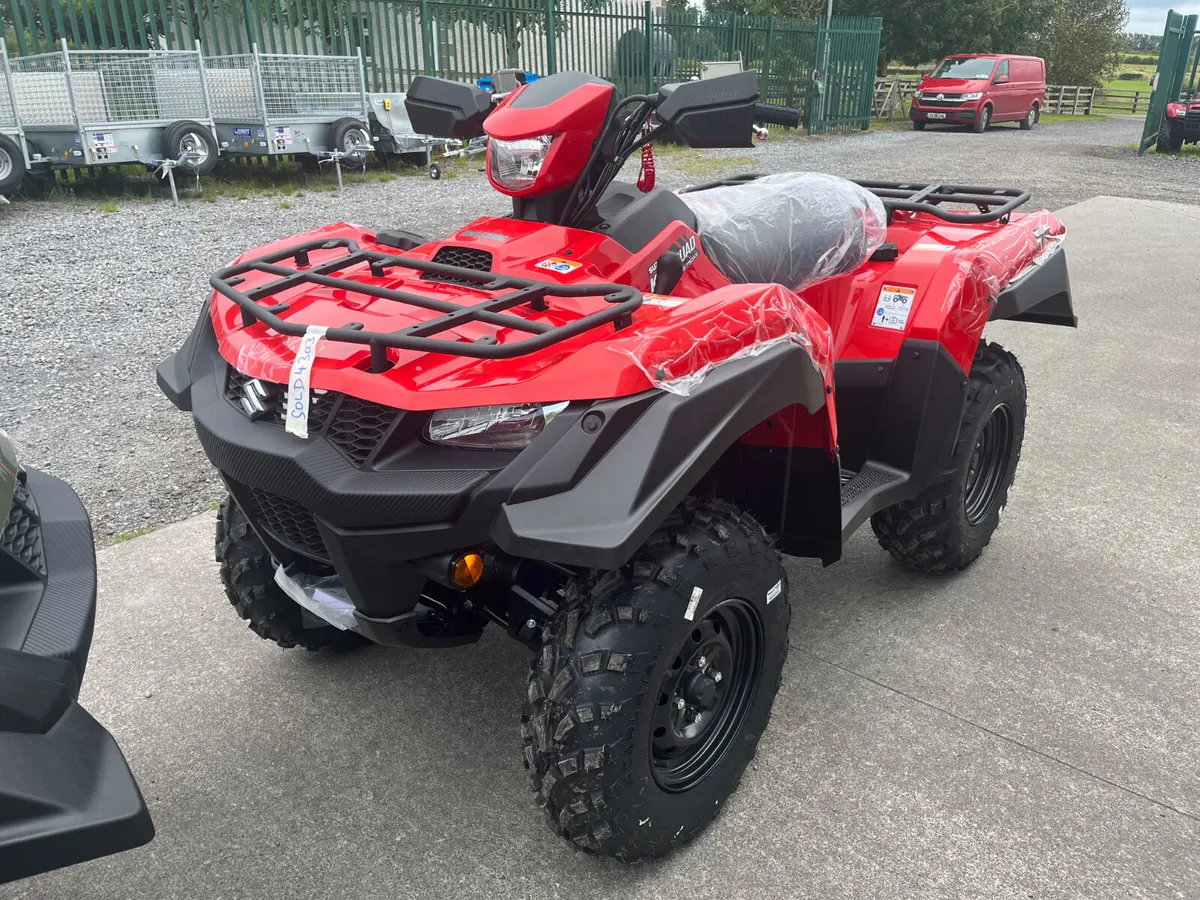 FINANCE New Suzuki KingQuad €53 PER WEEK! - Image 1