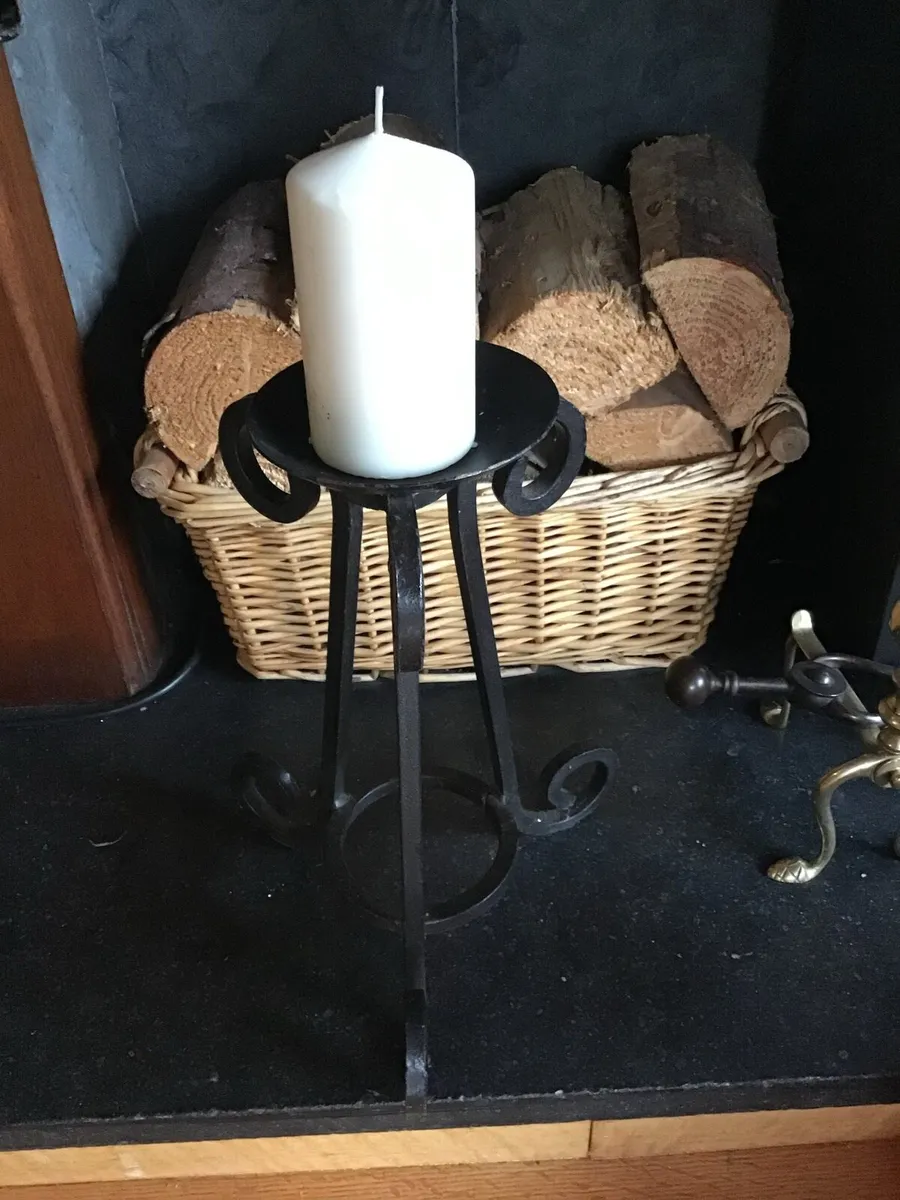 Cast Iron Candle Holder - Image 3