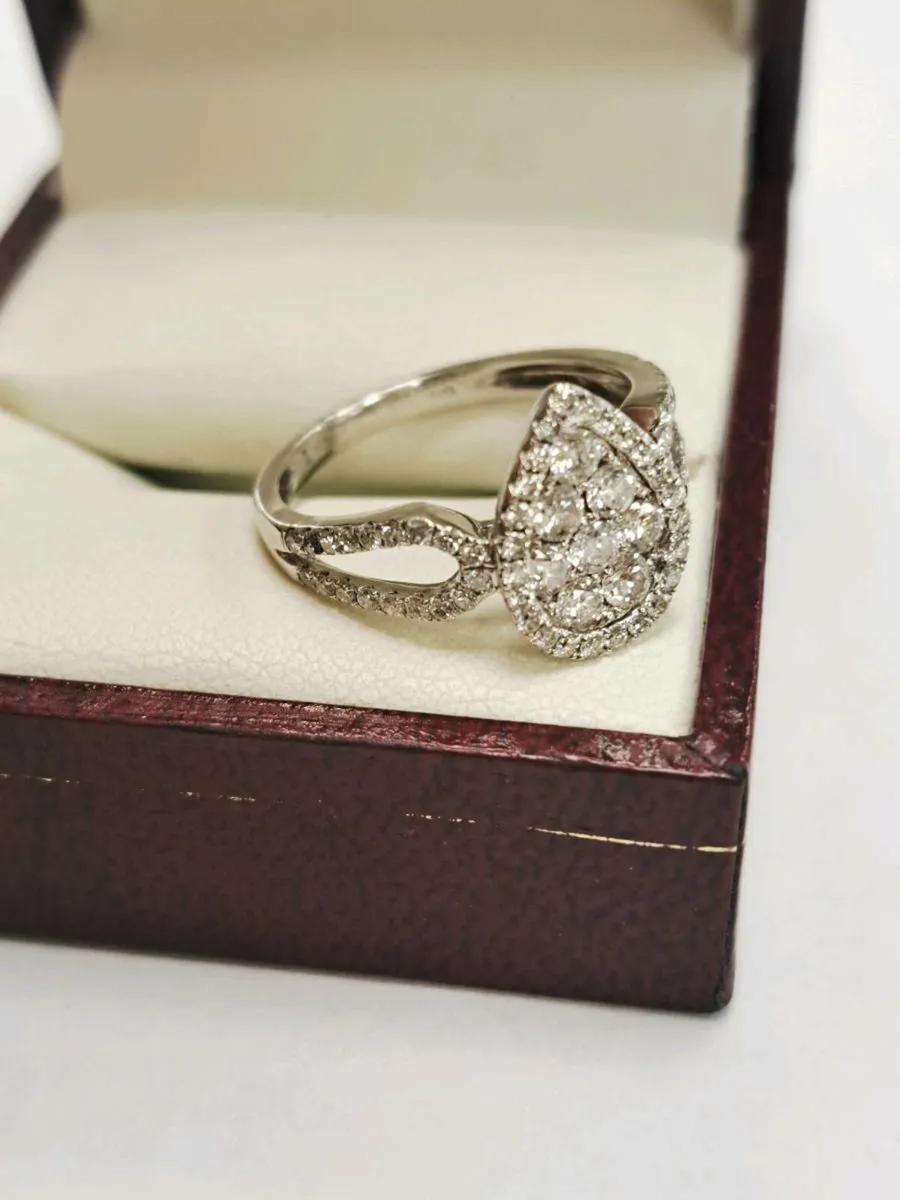 18K White Gold Diamond Ring 18CT - Image 3