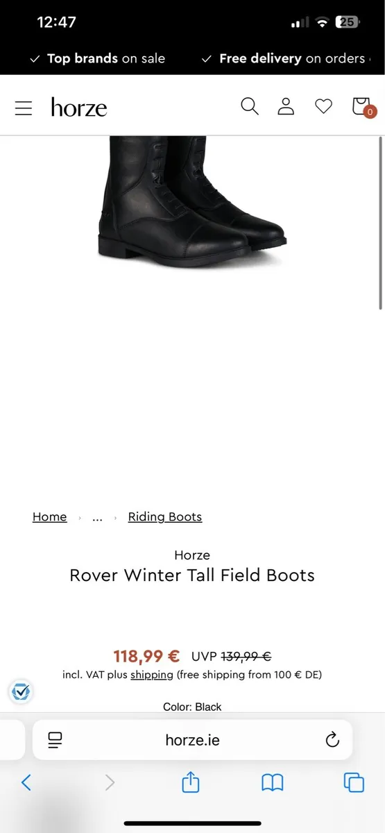 women’s Riding boots size 38 - Image 2