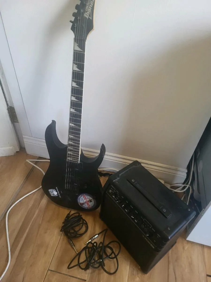Guitar and amp