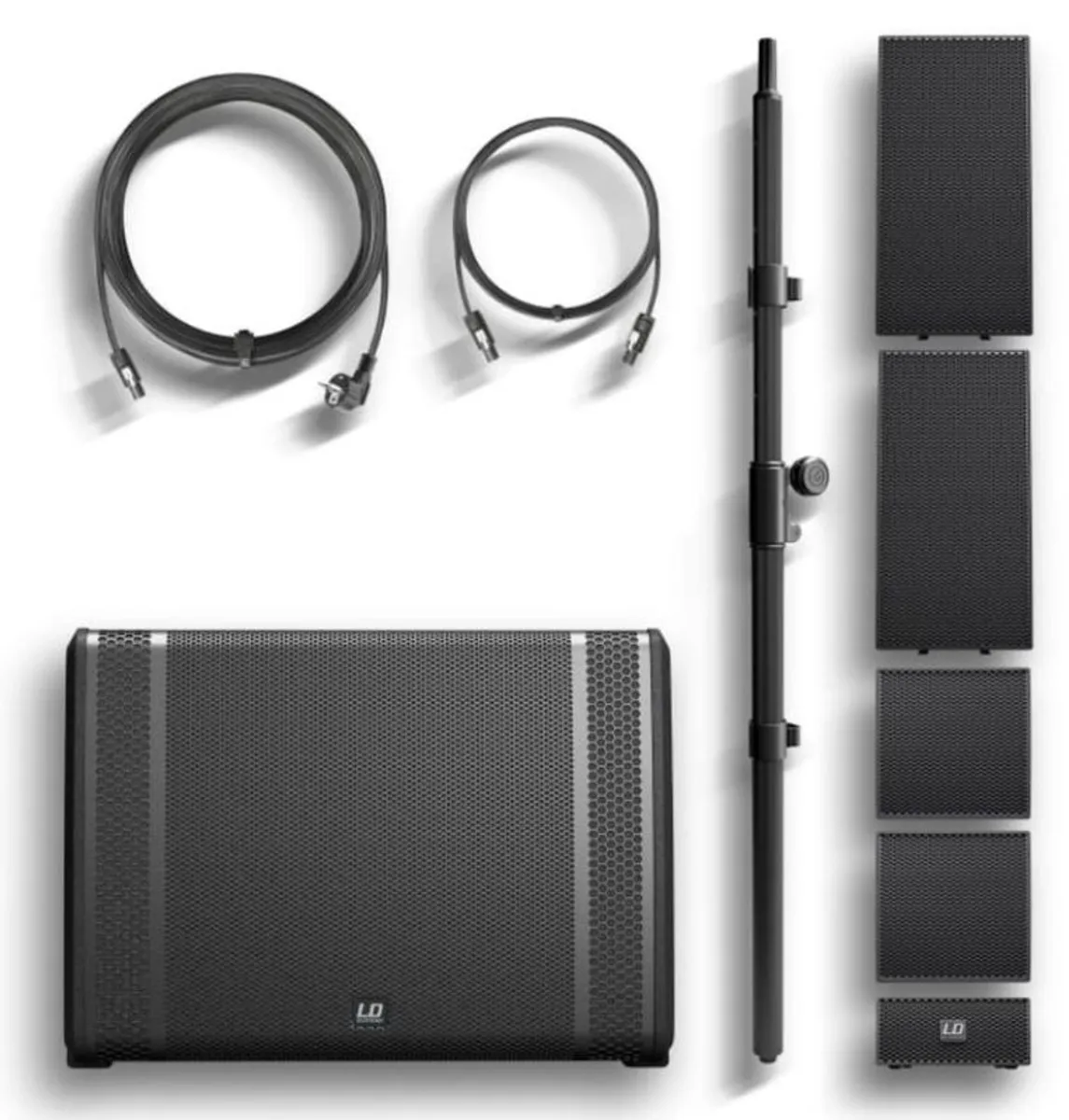 2x LD Systems Curv 500 TS PA System with protective covers - Image 3