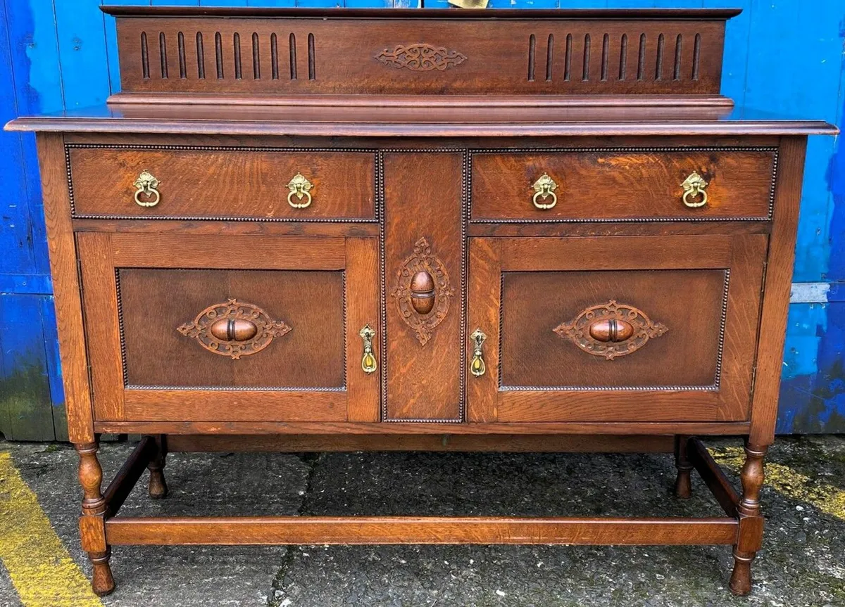 Vintage Oak Sideboard - Image 1