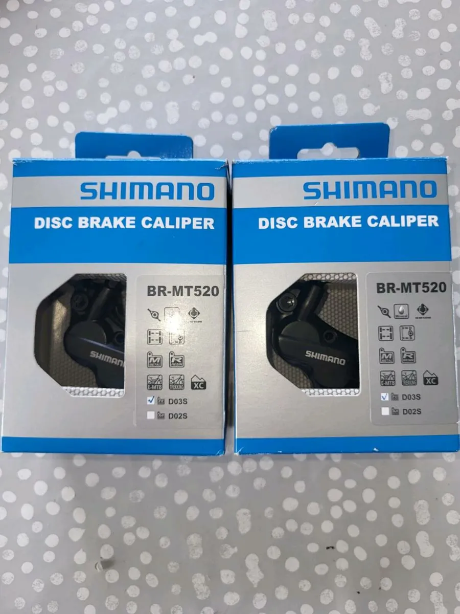 Shimano MT520 4 piston brakes - Image 1
