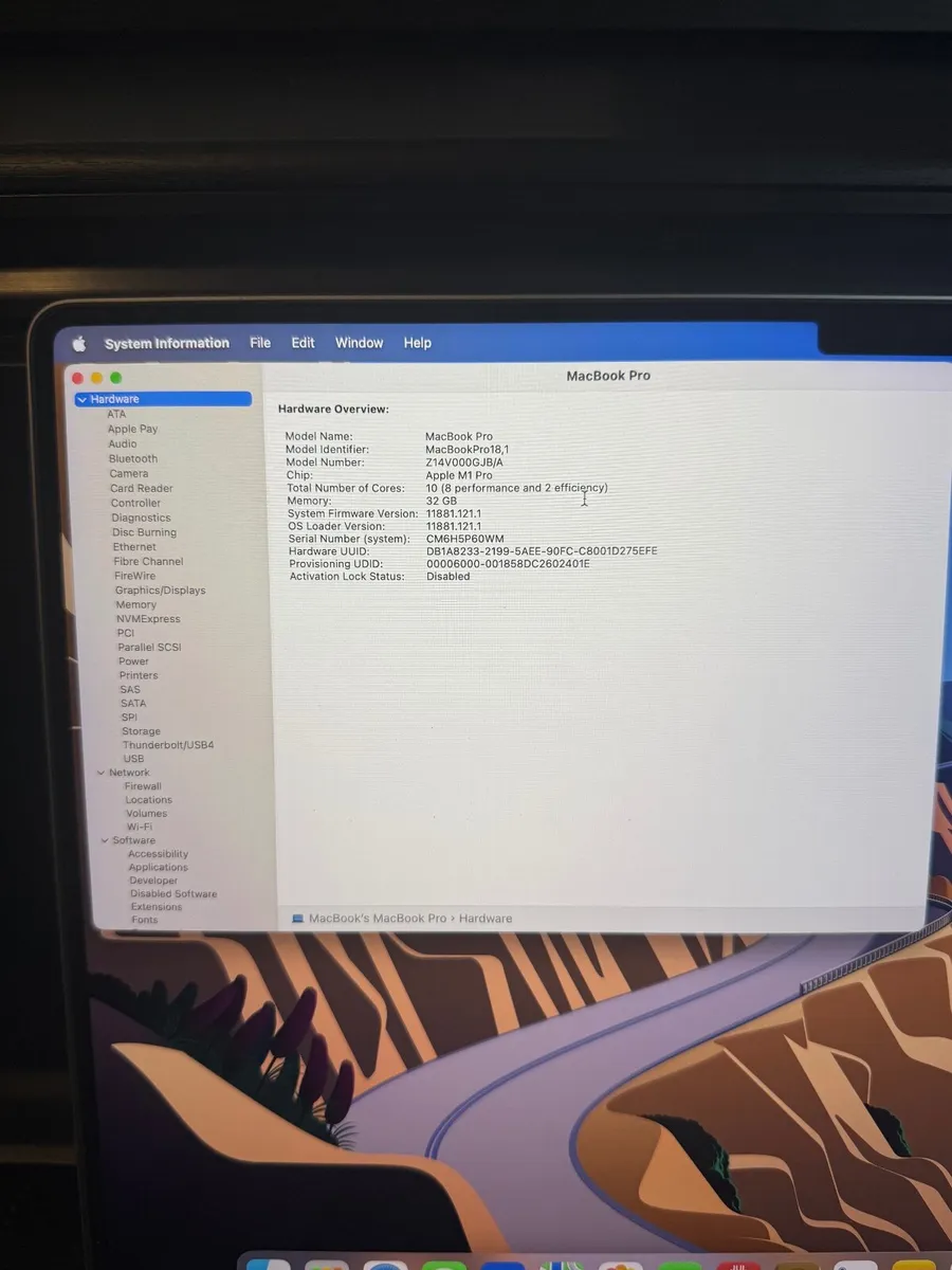 MacBook Pro 16 M1 Pro 2022 32GB/1TBSSD/163c - Image 3