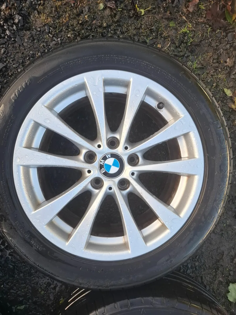 17" Genuine Bmw 3 Series F30 Alloys with tyres - Image 3