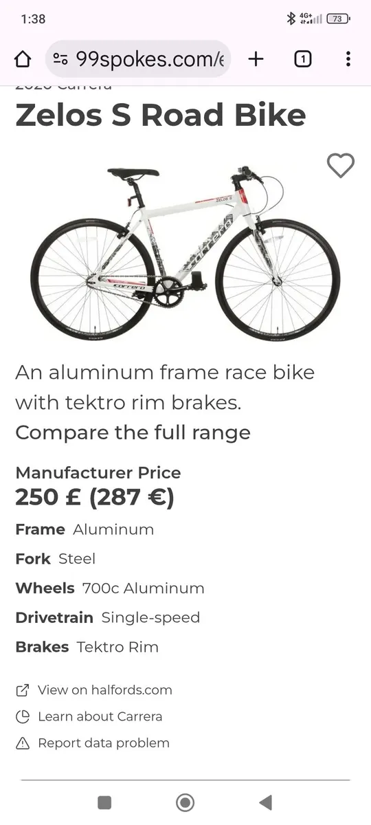 Carrera zelos s Fixie bike - must see - Image 4