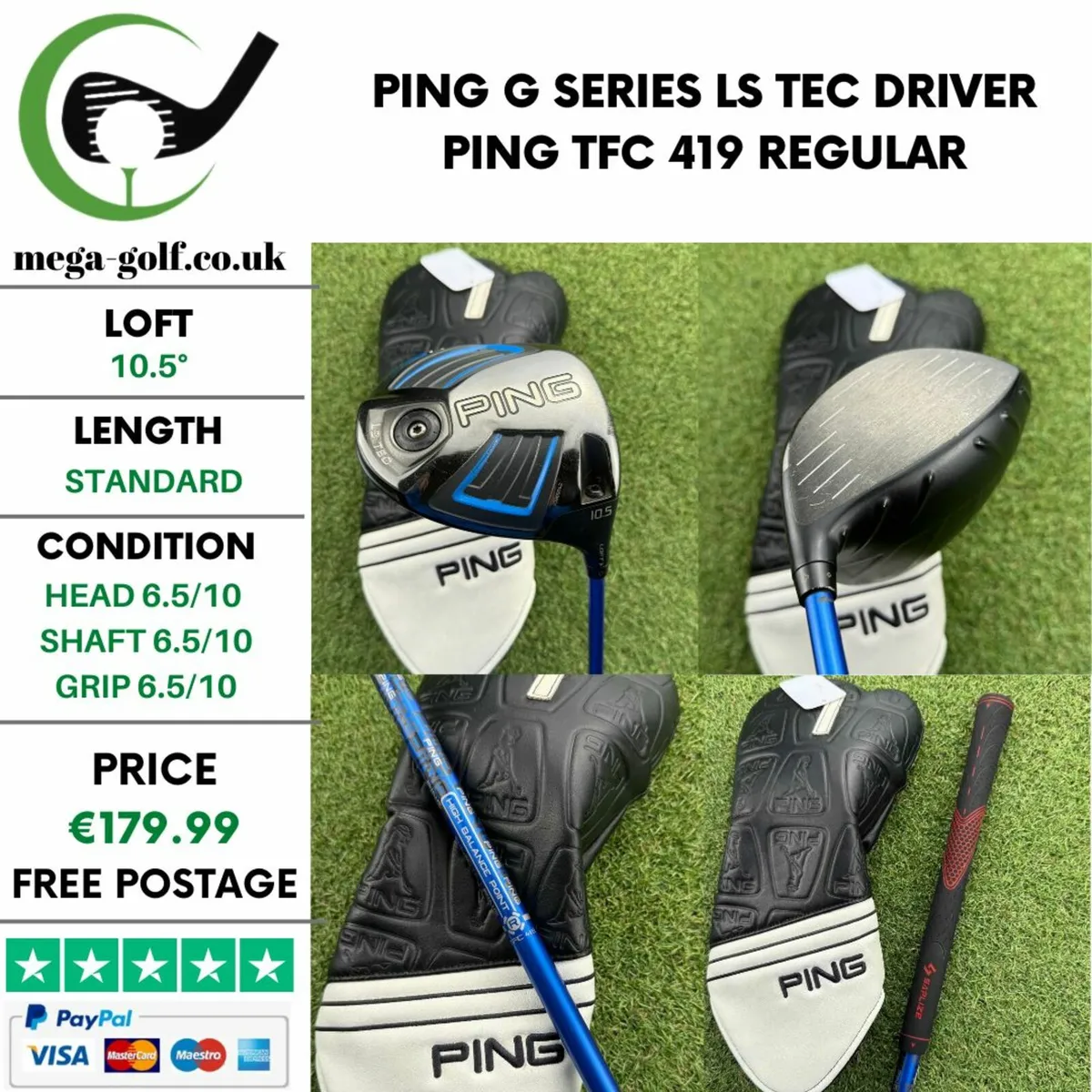 Ping G Series LS Tec Driver / 10.5° / Regular - Image 1