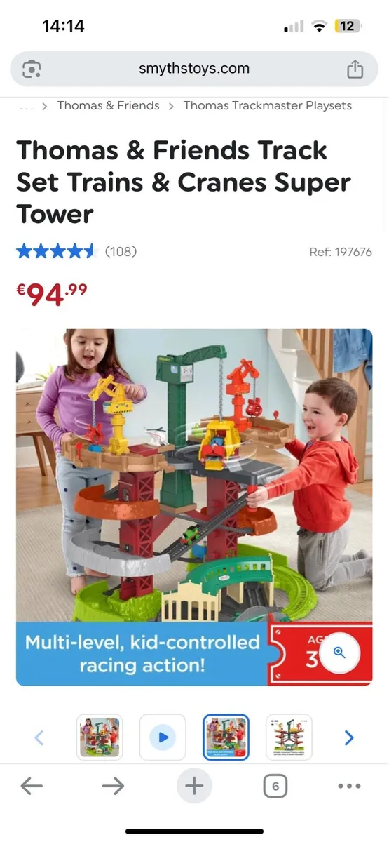 Thomas the tank cranes and trains