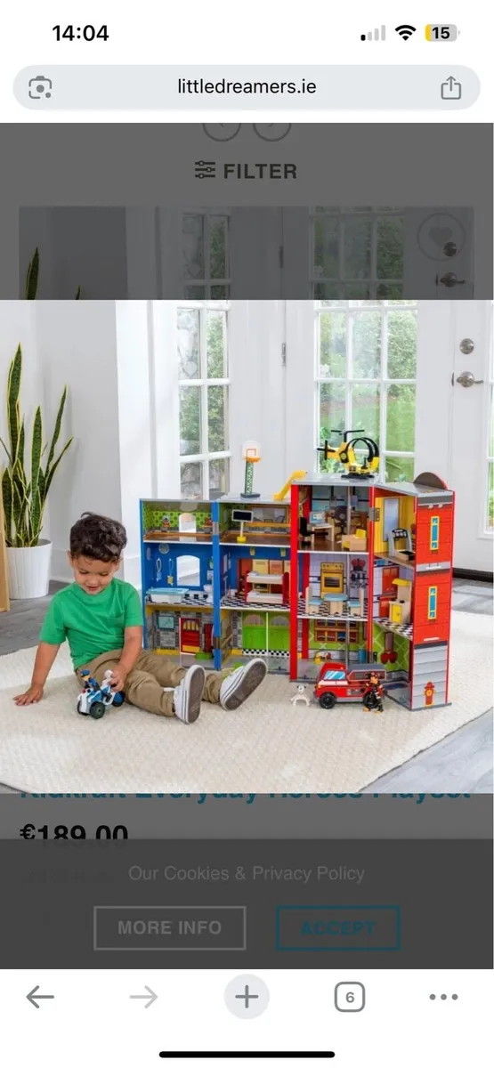 Kidkraft Everyday heros fire / police play set - Image 1