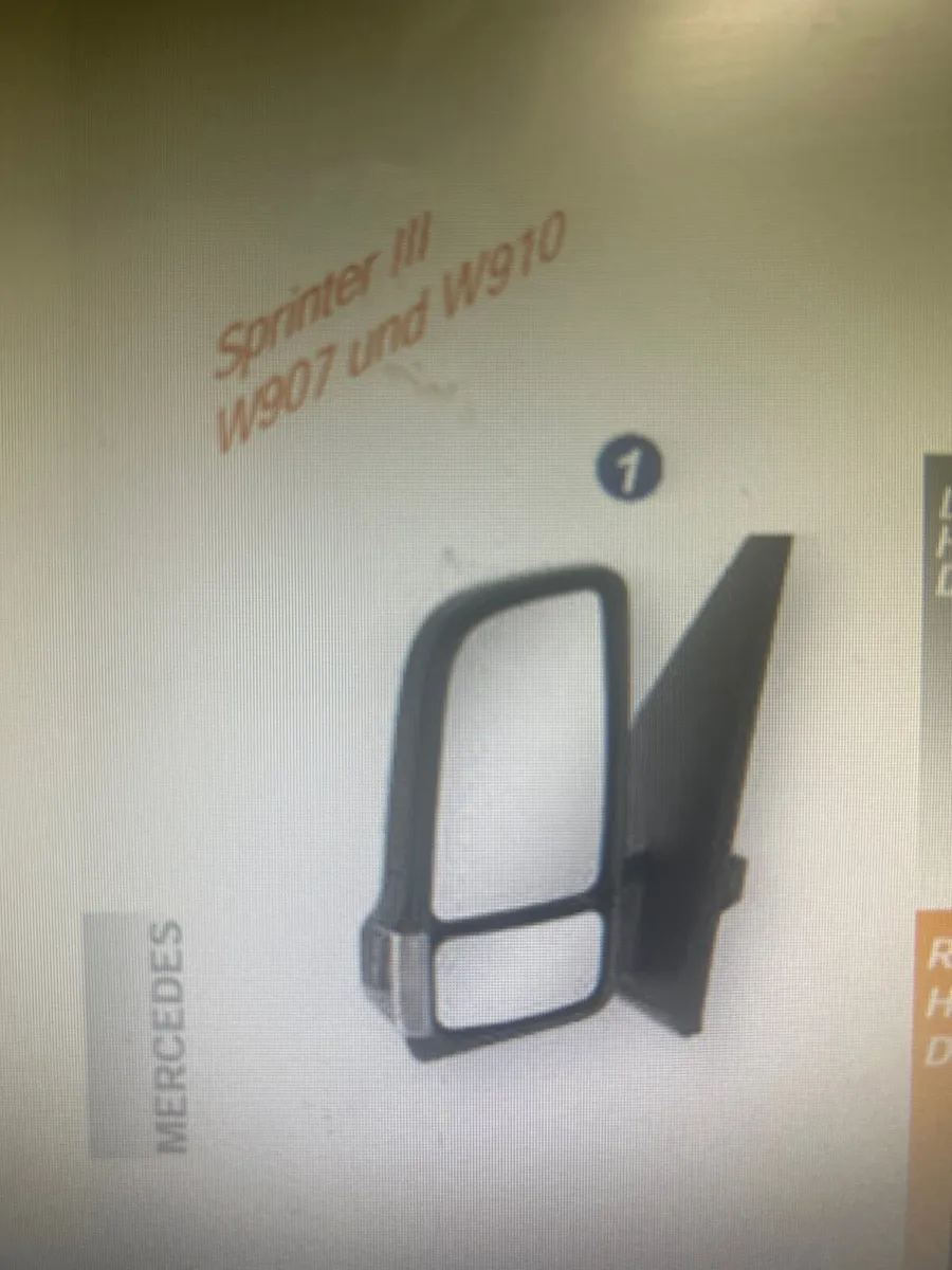 2 L/H short arm Cokplete Mirrors Sprinter