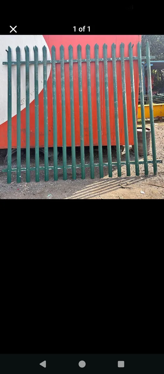Wanted 500 mtr of palisade fencing + posts - Image 1