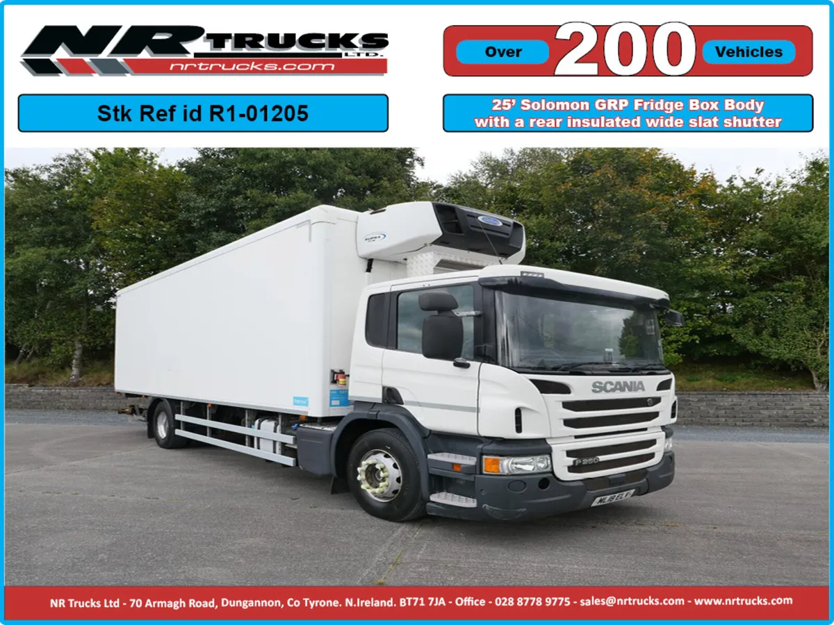 2018 Scania P250 Fridge Body 4x2 Auto - Image 1