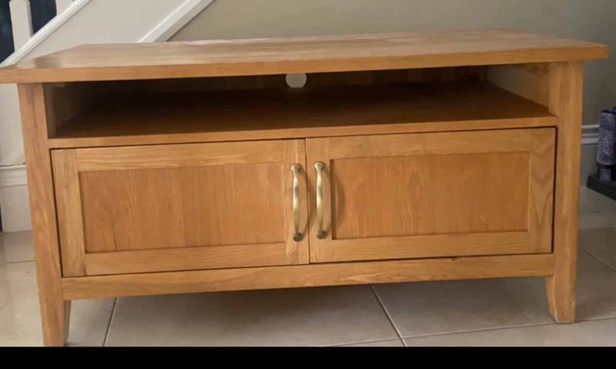 Tv Unit - solid oak