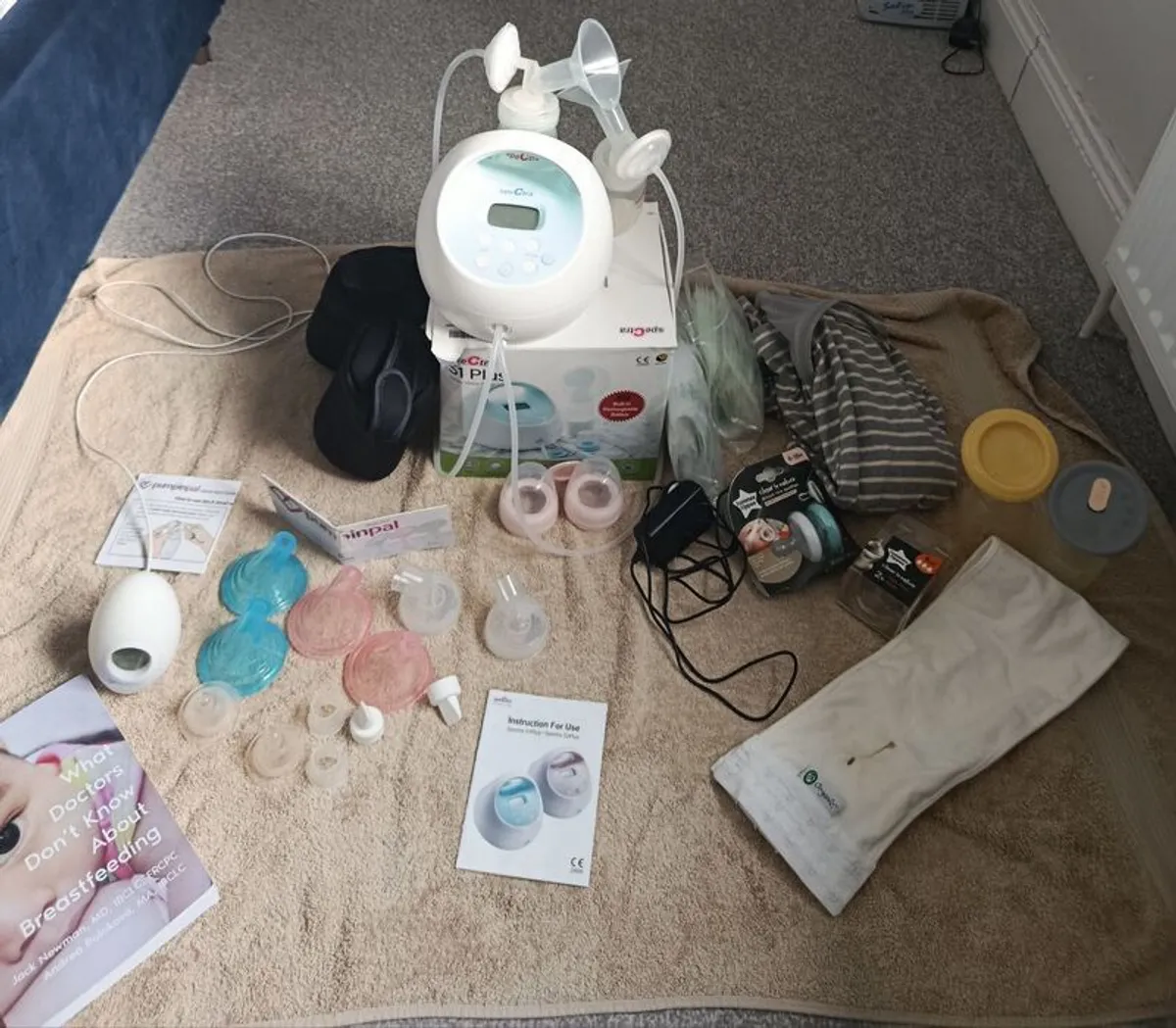 Spectra S1 Pump, Haakaas, Complete Pumping/Breastfeeding Bundle - Image 1