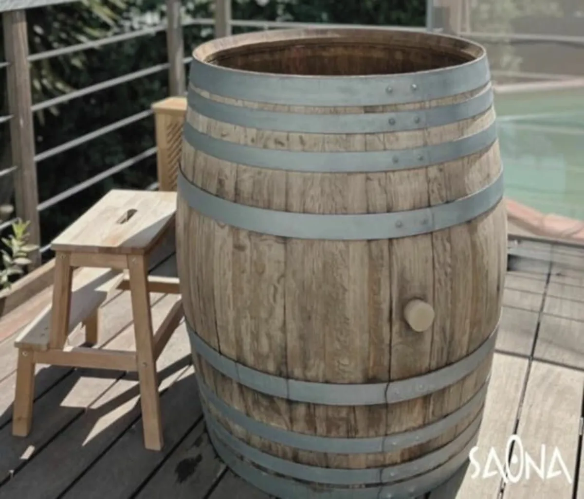 500L BARREL PLUNGE POOL ICE BATH - Image 1