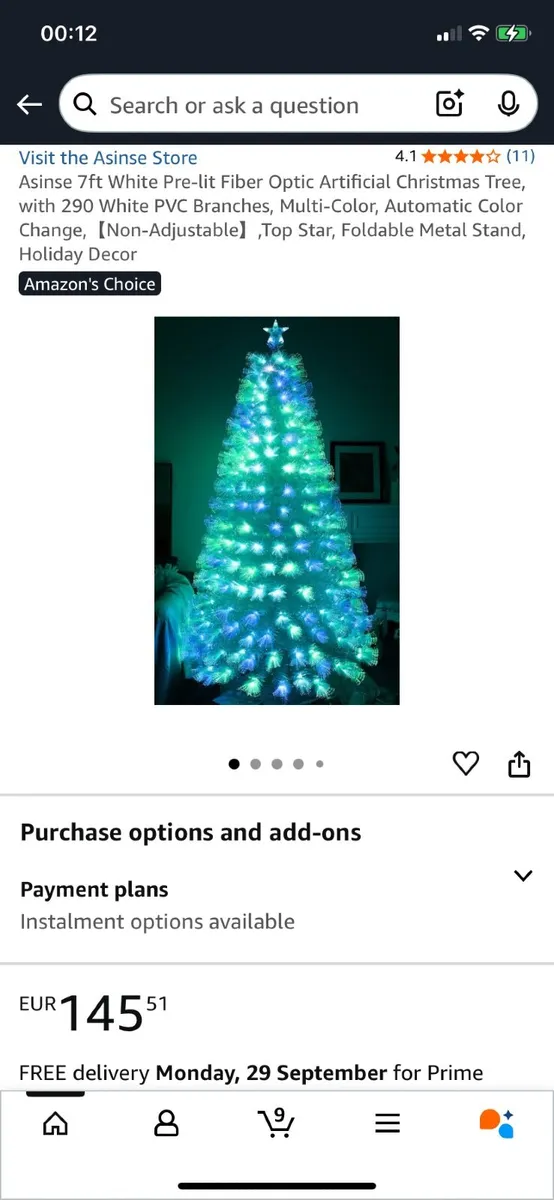 Christmas Tree 7ft - Image 3