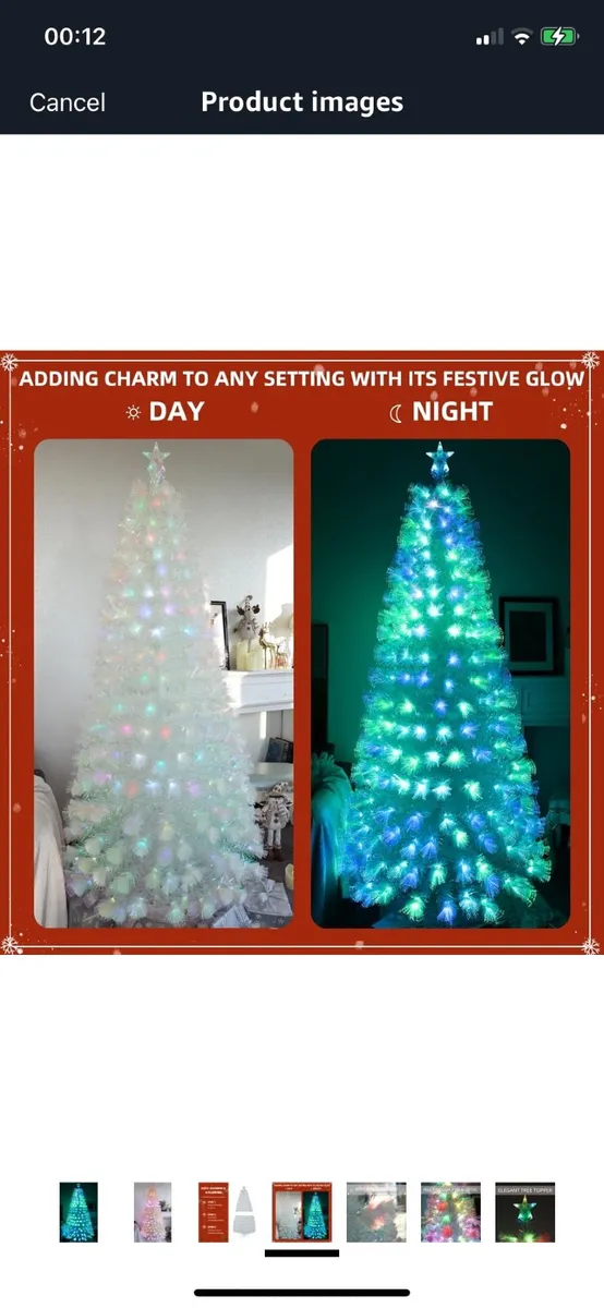 Christmas Tree 7ft - Image 4