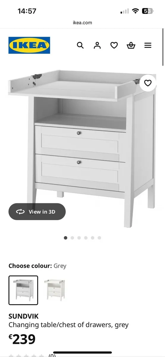 Sundvik IKEA changing table - Image 4