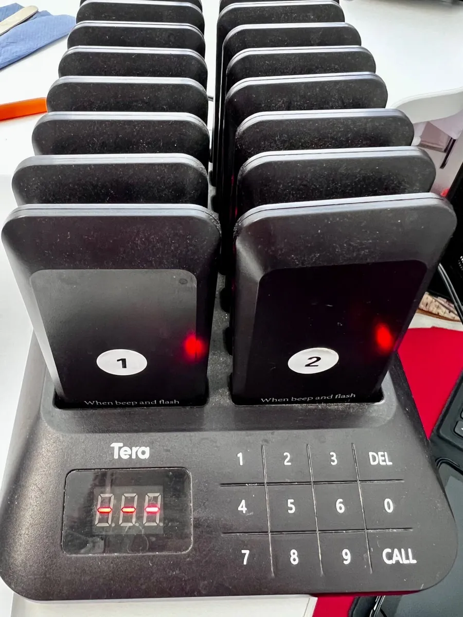 14PCS Wireless Restaurant Pagers Coasters Paging - Image 2
