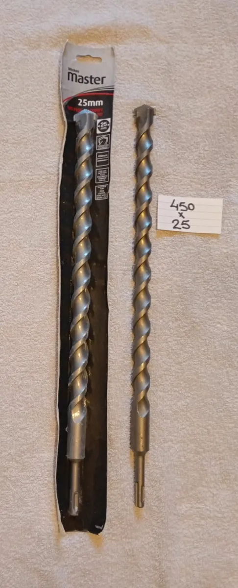 450mm x 25mm SDS Masonry Drill Bits - Image 1