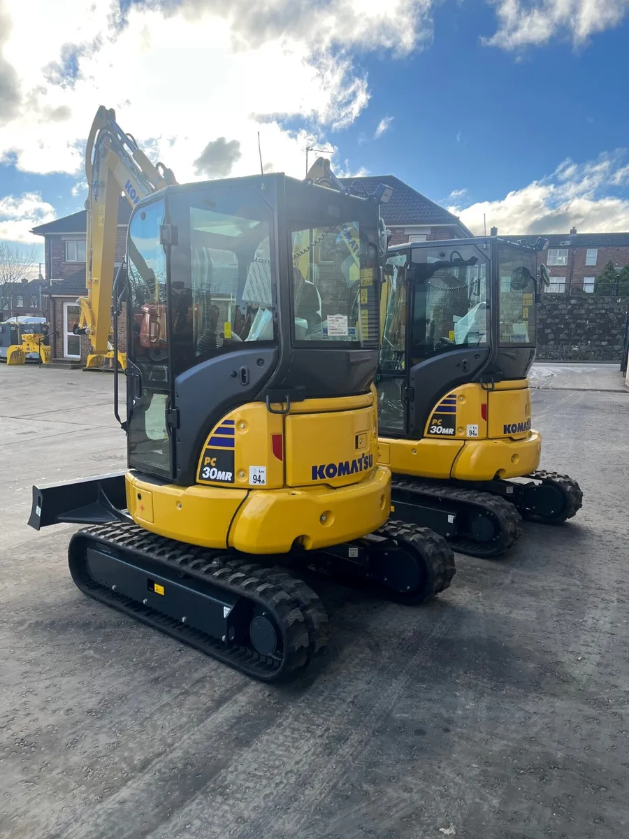 New Komatsu Europe PC30MR-5 Mini Excavators - Image 3