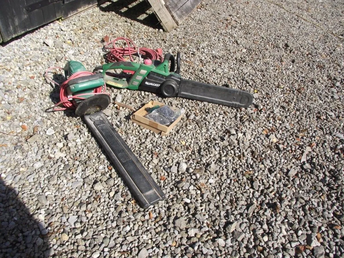 Qualcast Electric Chainsaw & Hedge Trimmer - Image 1