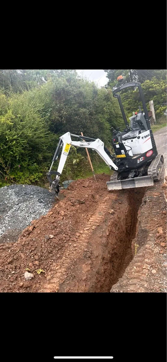 E10z bobcat mini digger - Image 1