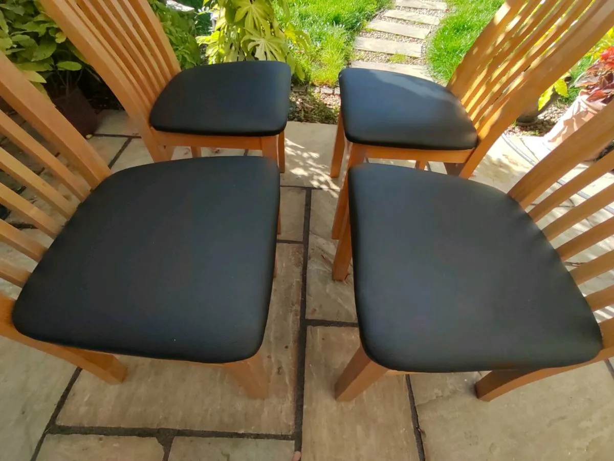 4 kitchen dining chairs - Image 4