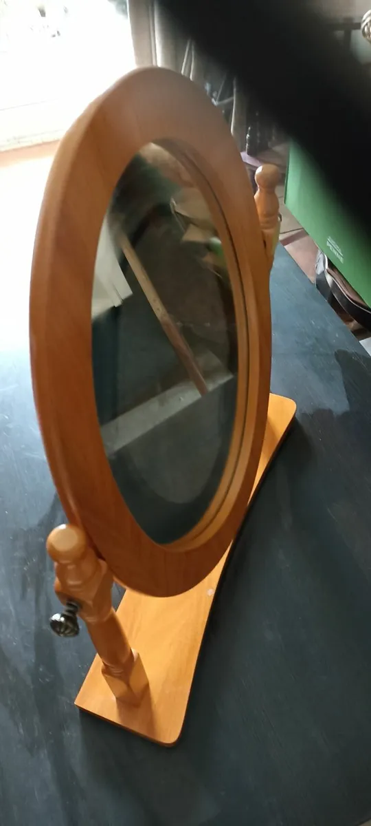 Pine Dressing Table Mirror - Image 2