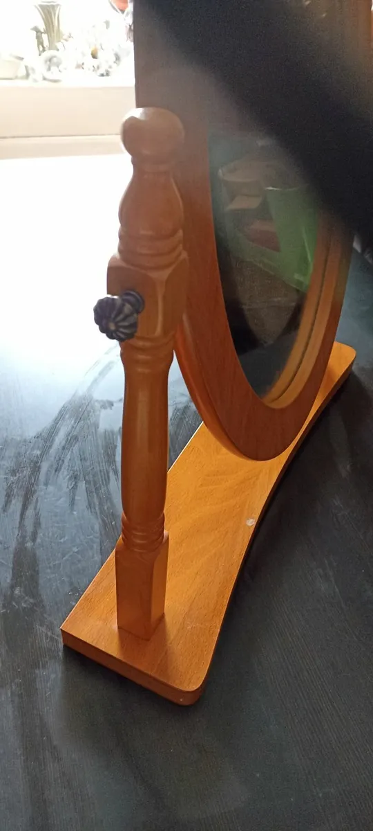 Pine Dressing Table Mirror - Image 3