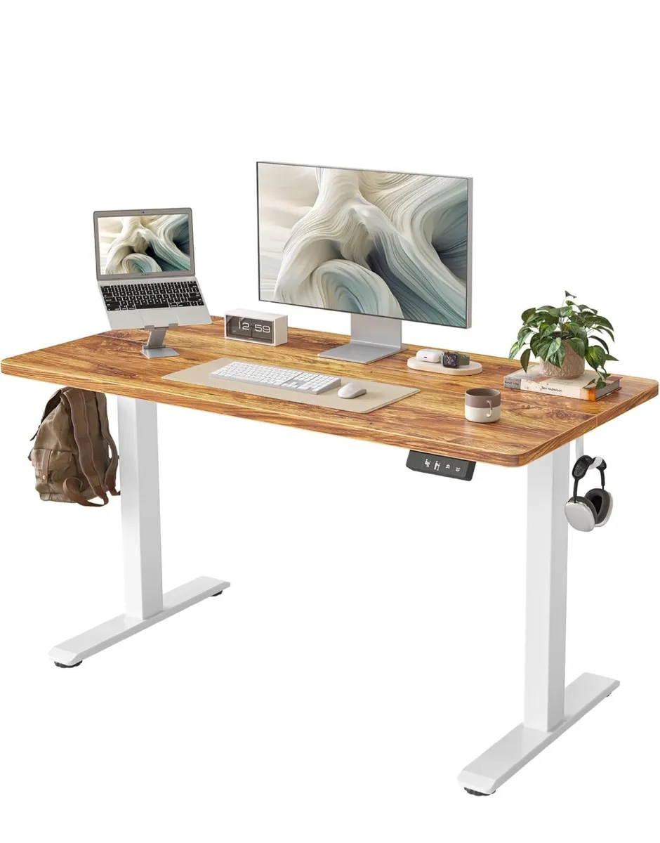 Height Adjustable Electric Standing Desk - 140x60 - Image 2
