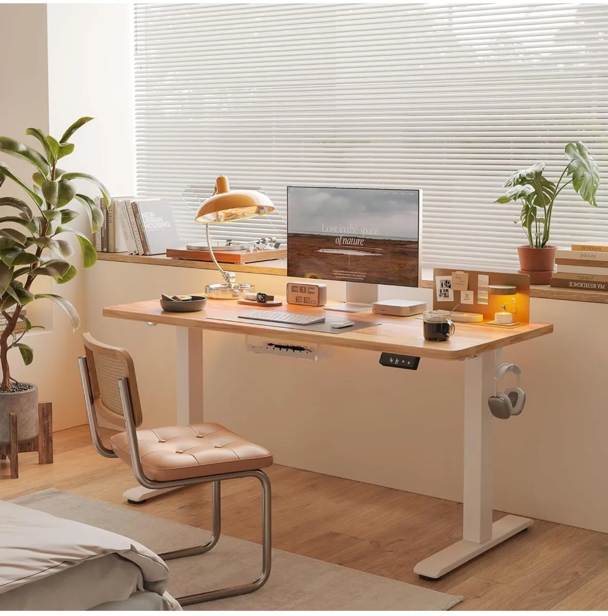 Height Adjustable Electric Standing Desk - 140x60 - Image 1