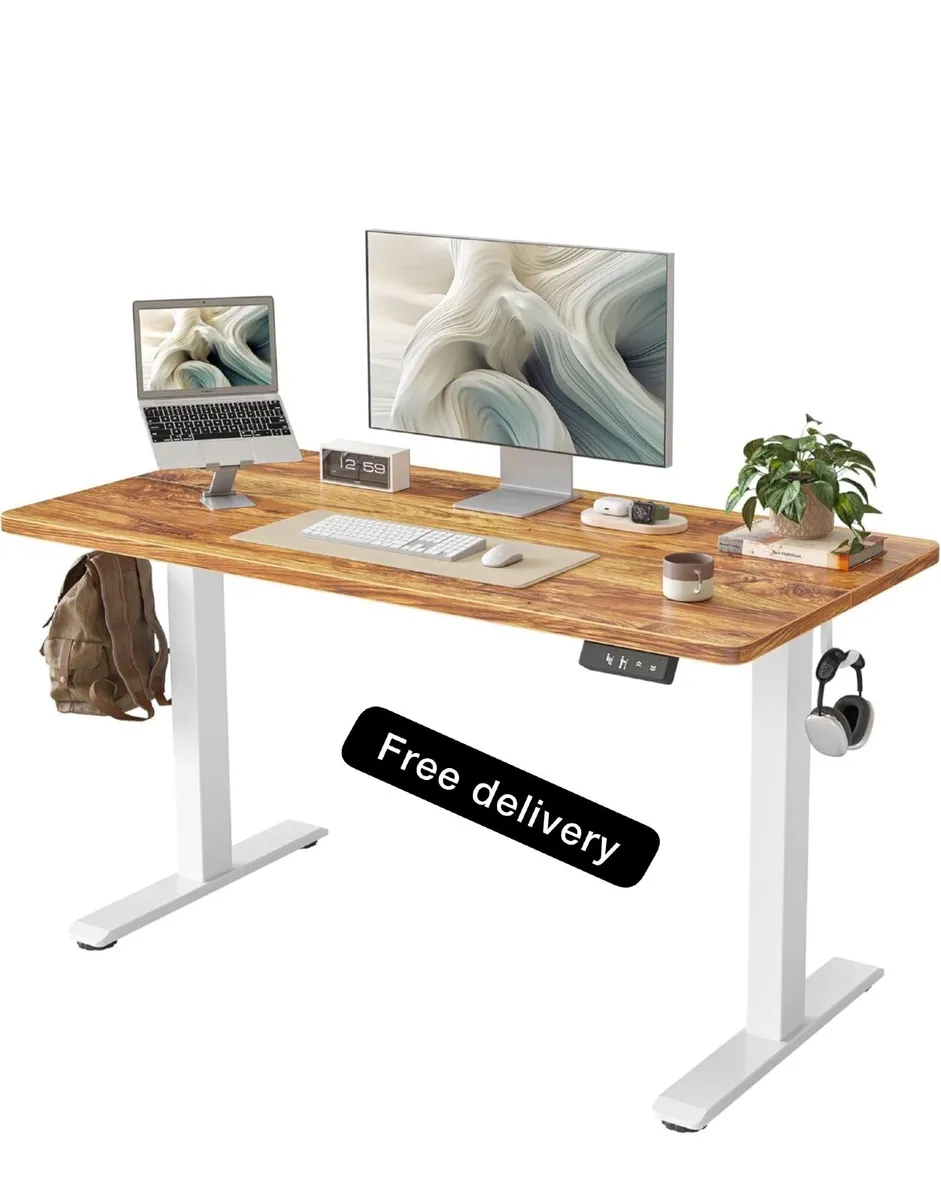 Height Adjustable Electric Standing Desk - 140x60 - Image 1