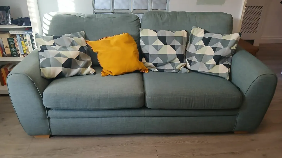 Three seater sofa x2 - Image 1