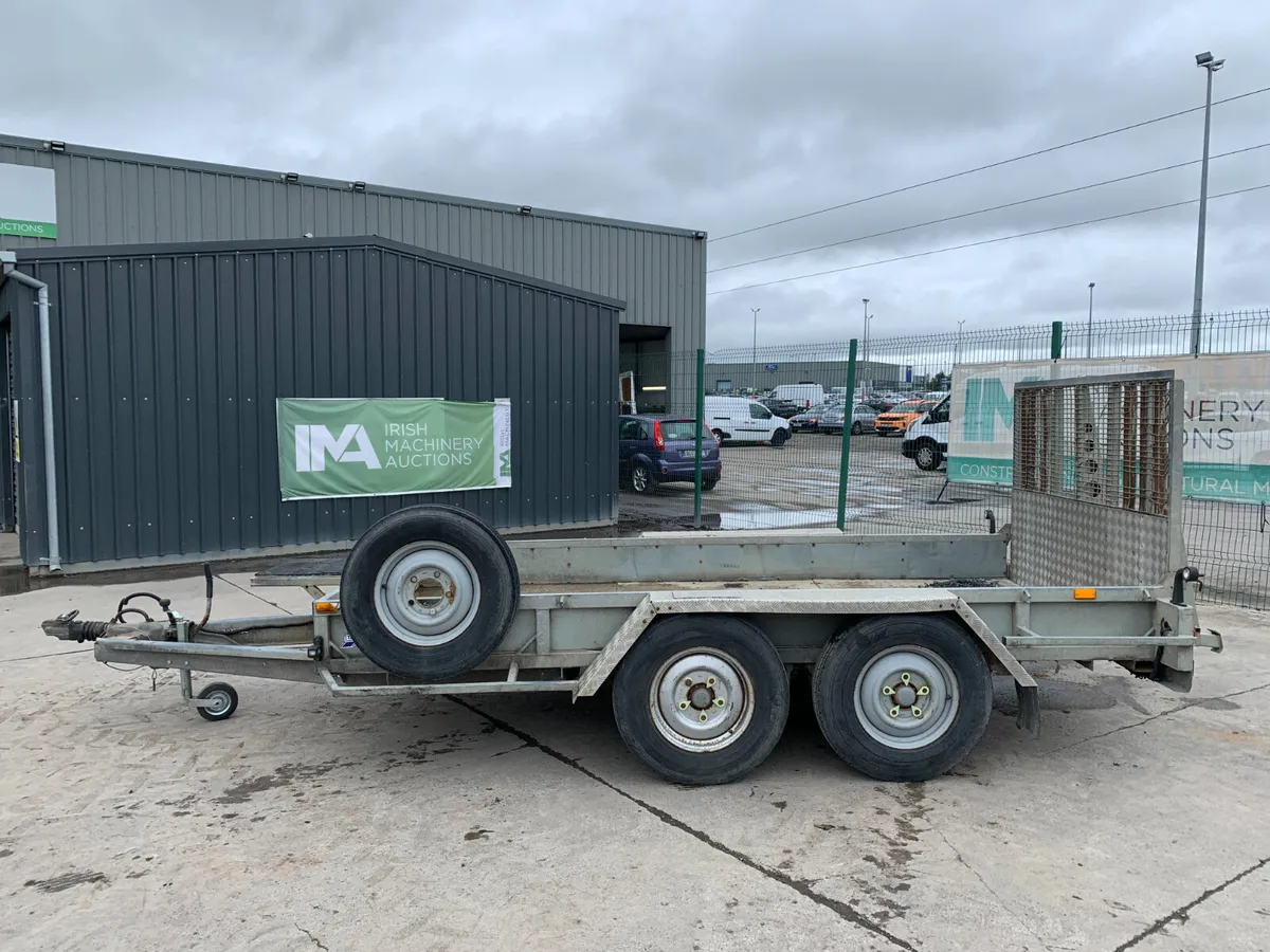 IFOR WILLIAMS 12X6 3.5T PLANT TRAILR FOR AUCTION - Image 2