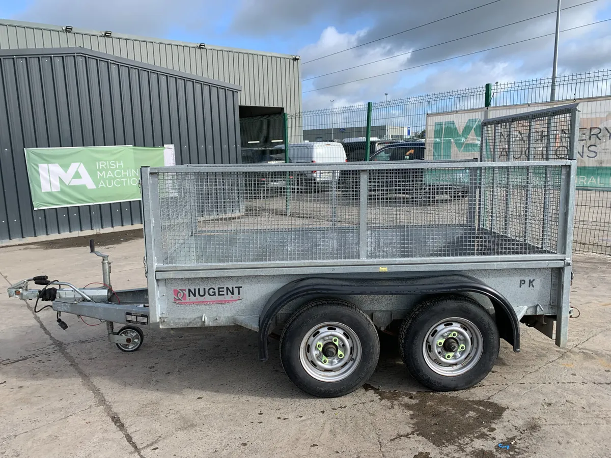 NUGENT GP8X4 MESH SIDED TRAILER FOR AUCTION - Image 2