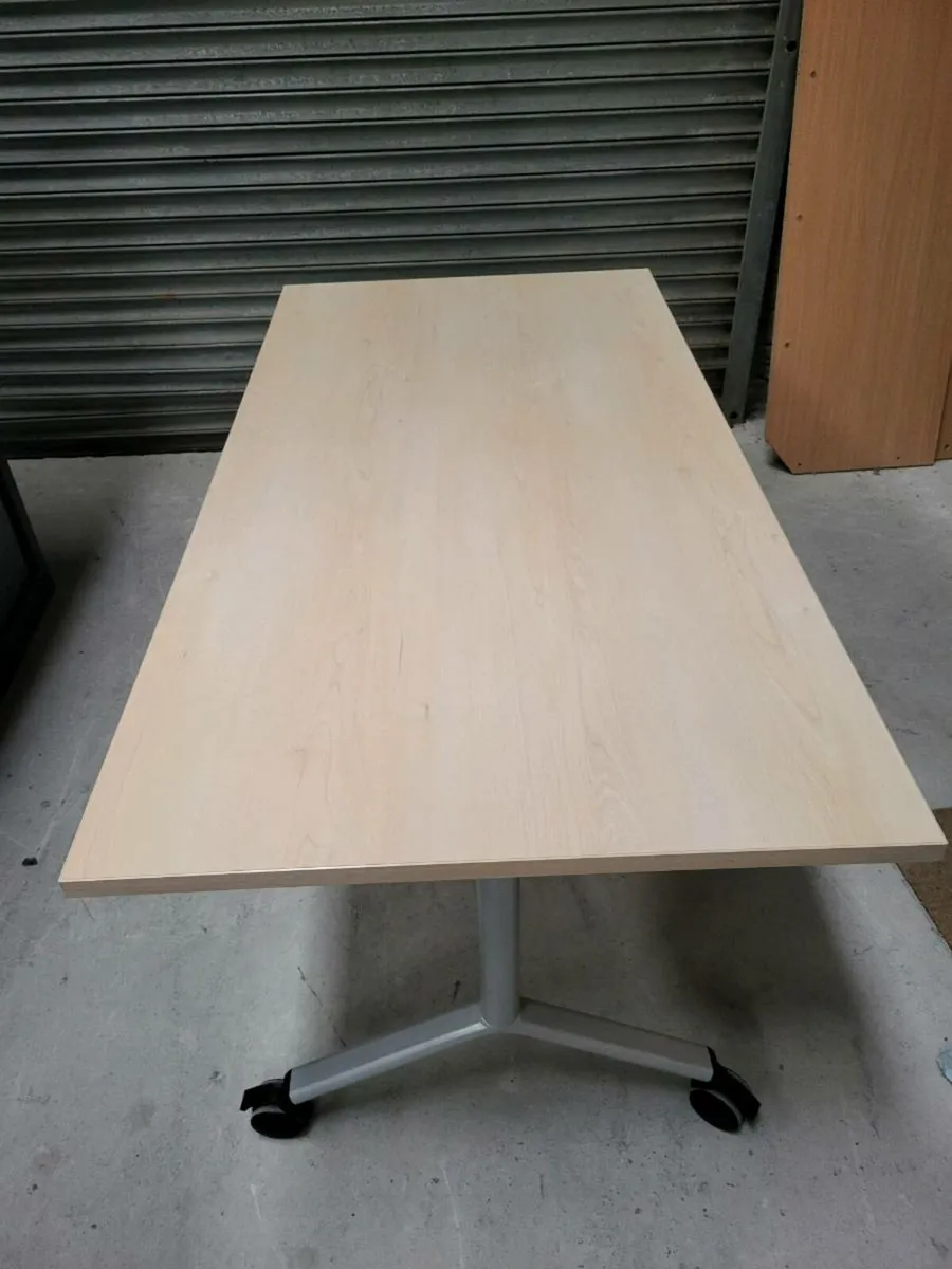 Multi Purpose Flip Top Tables. Mint Condition - Image 2