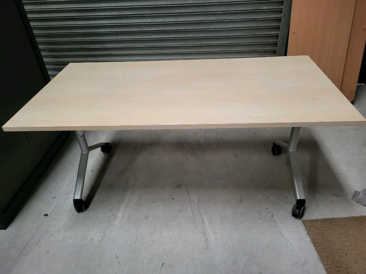 Multi Purpose Flip Top Tables. Mint Condition - Image 4