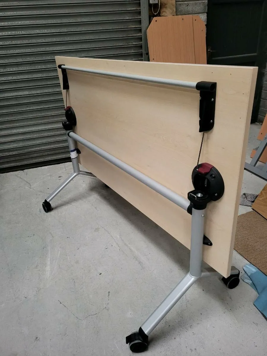 Multi Purpose Flip Top Tables. Mint Condition - Image 1