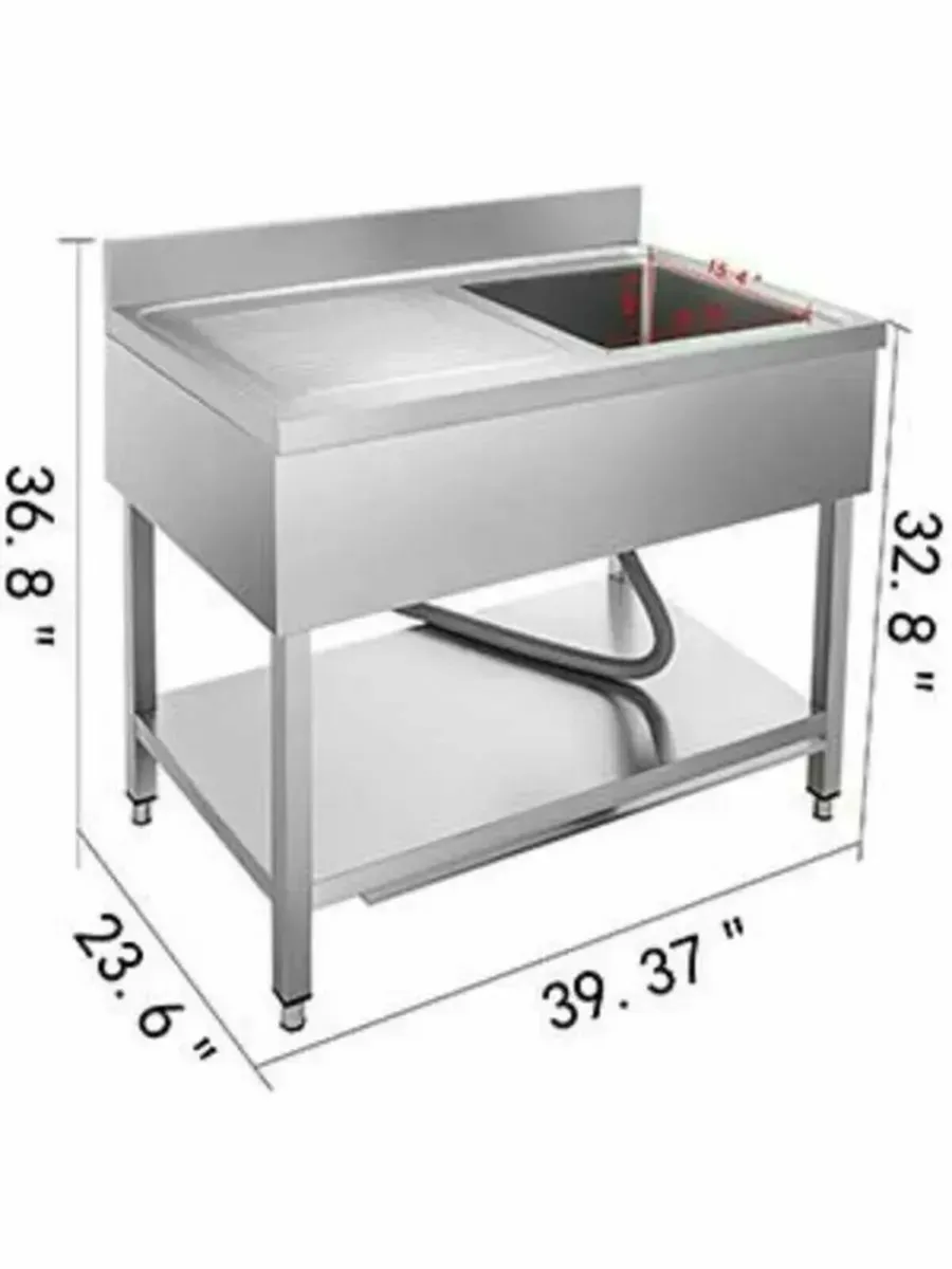 Sink Unit Single Bowl – Ideal for Bar and Kitchen - Image 2