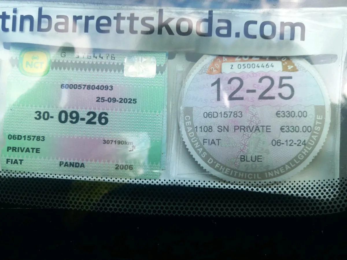 06Fiat.Panda.1.1pet.307km.nct.9/26.tax12/25.875e - Image 4